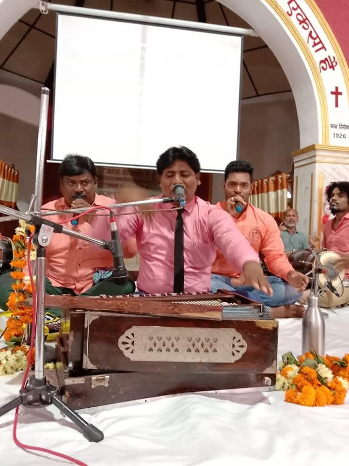 Church anniversary celebration with Br Deepak Dolare and team solapur